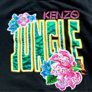 Rare vintage KENZO Paris sweatshirt jungle floral size M